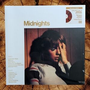Midnights Vinyl Record Mahogany Taylor Swift New Sealed LP